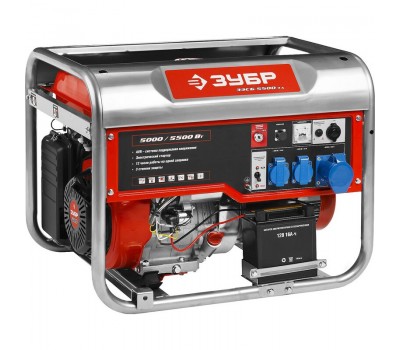 Генератор бензиновый Зубр ЗЭСБ-5500-ЭА серия МАСТЕР