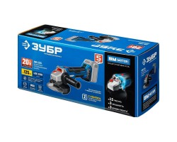 Аккумуляторная бесщеточная угловая шлифмашина Зубр AB-125-foto6