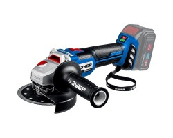 Аккумуляторная бесщеточная угловая шлифмашина Зубр AB-125