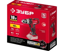 Аккумуляторная дрель-шуруповерт Зубр ДШЛ-185-foto10