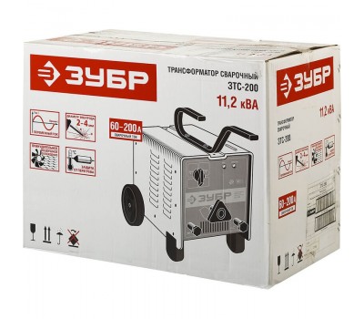 Сварочный аппарат ММА Зубр ЗТС-200 серия МАСТЕР
