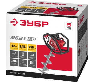 Мотобур (бензобур) ЗУБР МБ2-250