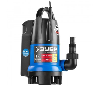 Насос дренажный Зубр НПГ-Т7-400 серия ПРОФЕССИОНАЛ Насос дренажный Зубр НПГ-Т7-400 серия ПРОФЕССИОНАЛ
