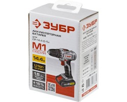 Аккумуляторная батарея "М1" 14.4 В Li-Ion 1.5 Ач ЗУБР-foto2