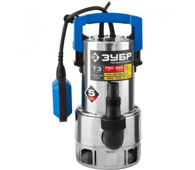 Насос дренажный Зубр НПГ-Т3-750-С серия ПРОФЕССИОНАЛ Насос дренажный Зубр НПГ-Т3-750-С серия ПРОФЕССИОНАЛ