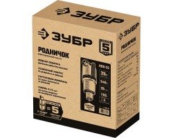 Насос вибрационный с нижним забором воды Родничок-Н 25 м провод Зубр НВН-25-foto7