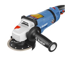 Угловая шлифмашина регулировка оборотов Зубр УШМ-П125-1400 ЭПСТ серия ПРОФЕССИОНАЛ-foto2