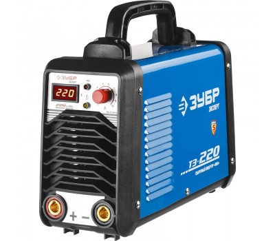 Сварочный инвертор с дисплеем ММА Зубр ЗАС-Т3-220-Д серия ПРОФЕССИОНАЛ Сварочный инвертор с дисплеем ММА Зубр ЗАС-Т3-220-Д серия ПРОФЕССИОНАЛ