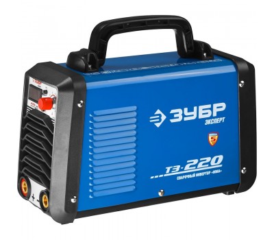 Сварочный инвертор с дисплеем ММА Зубр ЗАС-Т3-220-Д серия ПРОФЕССИОНАЛ Сварочный инвертор с дисплеем ММА Зубр ЗАС-Т3-220-Д серия ПРОФЕССИОНАЛ