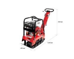 Виброплита бензиновая двигатель Honda Зубр ЗВПБ-30 ГРХ серия ПРОФЕССИОНАЛ-foto15