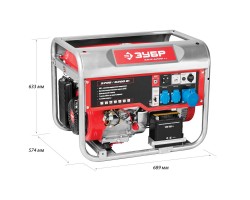 Генератор бензиновый Зубр ЗЭСБ-6200-ЭА серия МАСТЕР-foto15