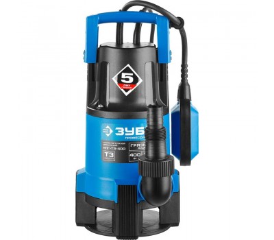 Насос дренажный Зубр НПГ-Т3-400 серия ПРОФЕССИОНАЛ