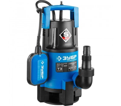 Насос дренажный Зубр НПГ-Т3-400 серия ПРОФЕССИОНАЛ