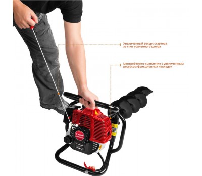 Мотобур (бензобур) ЗУБР МБ1-200