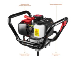 Мотобур (бензобур) ЗУБР МБ1-200-foto2