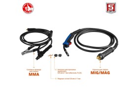 Полуавтомат сварочный инверторный ЗУБР ПС-200 серия МАСТЕР-foto7