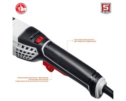 Угловая шлифмашина с регулировкой оборотов ЗУБР УШМ-125-1200 ЭМ3 серия МАСТЕР-foto5