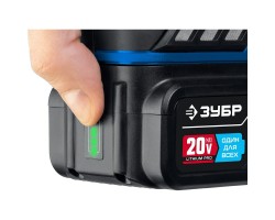 Аккумуляторная бесщеточная угловая шлифмашина Зубр AB-125-41-foto6