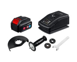 Аккумуляторная бесщеточная угловая шлифмашина Зубр AB-125-41-foto3