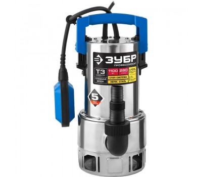 Насос дренажный Зубр НПГ-Т3-1100-С серия ПРОФЕССИОНАЛ