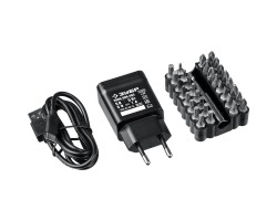 Аккумуляторная отвертка с набором 33 бит Зубр ЗО-4 КН33-foto6