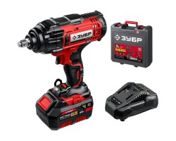 Аккумуляторный ударный гайковерт Зубр ГУЛ-410-41