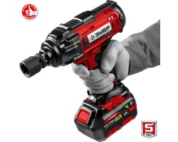 Аккумуляторный ударный гайковерт Зубр ГУЛ-410-41-foto9