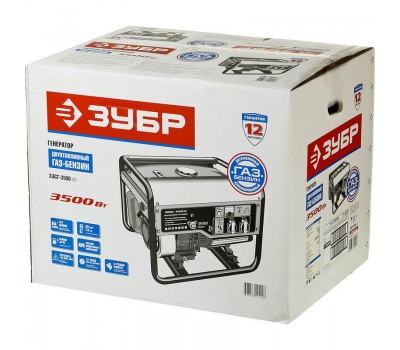 Генератор многотопливный Зубр ЗЭСГ-3500-М2 серия МАСТЕР Генератор многотопливный Зубр ЗЭСГ-3500-М2 серия МАСТЕР