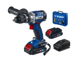 Аккумуляторная бесщеточная дрель-шуруповерт Зубр DB-201-22