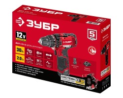 Аккумуляторная дрель-шуруповерт Зубр ДШЛ-125-21-foto3