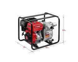 Мотопомпа бензиновая Зубр МПГ-1300-80 серия МАСТЕР-foto12