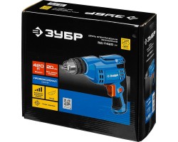 Дрель реверсивная Зубр ЗД-П420 ЭР серия ПРОФЕССИОНАЛ-foto6
