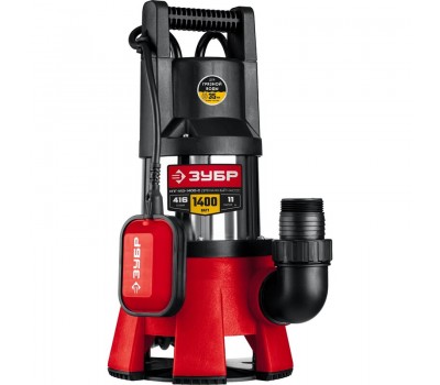 Дренажный насос для грязной воды Зубр НПГ-М3-1400-С Мастер