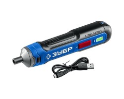 Аккумуляторная отвертка 4 Vmax Зубр PSD-4 в коробке-foto2