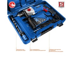 Дрель ударная двухскоростная + кейс ЗУБР ДУ-П850-2 ЭРМК серия ПРОФЕССИОНАЛ-foto8