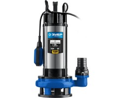 Насос дренажный с большим напором Зубр НПГ-Т5-1500
