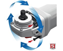 Угловая шлифмашина 125 мм с регулировкой оборотов Зубр УШМ-П125-1500 ЭПСТ-foto8