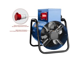 Пушка тепловая круглый корпус Зубр ЗТП-9 серия ПРОФЕССИОНАЛ-foto3