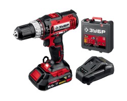 Аккумуляторная дрель-шуруповерт Зубр ДШЛ-145-21