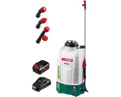 Аккумуляторный опрыскиватель (15 л бак; 1 АКБ 4 Ач) Зубр ОПЛ-15-41