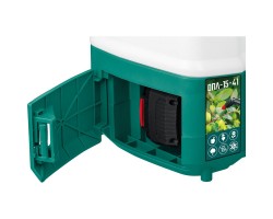 Аккумуляторный опрыскиватель (15 л бак; 1 АКБ 4 Ач) Зубр ОПЛ-15-41-foto3