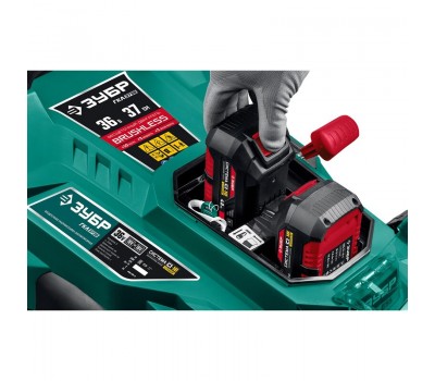 Аккумуляторная газонокосилка Зубр ГКЛ-3736