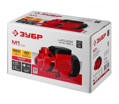 Насос садовый Зубр НС-М1-650-Ч серия МАСТЕР