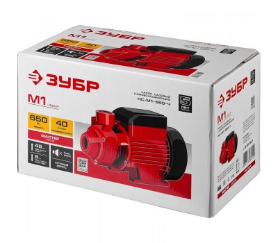 Насос садовый Зубр НС-М1-650-Ч серия МАСТЕР