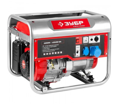 Генератор бензиновый ЗУБР ЗЭСБ-4500 серия МАСТЕР