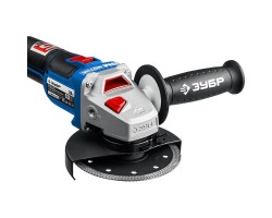 Аккумуляторная бесщеточная угловая шлифмашина Зубр AB-125-42-foto3
