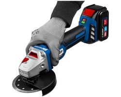 Аккумуляторная бесщеточная угловая шлифмашина Зубр AB-125-42-foto5