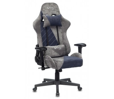 Кресло игровое Zombie VIKING X Fabric серый/темно-синий с подголов. крестовина пластик Кресло игровое Zombie VIKING X Fabric серый/темно-синий с подголов. крестовина пластик