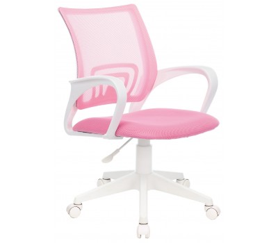 Кресло Бюрократ CH-W695NLT розовый TW-06A TW-13A сетка/ткань крестовина пластик пластик белый