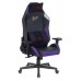 Кресло игровое Zombie HERO JOKER PRO черный/фиолетовый эко.кожа с подголов. крестовина пластик